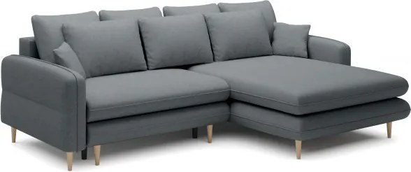 Elegancki narożnik SALLY S z funkcją spania w tkaninie SORELLA 88 WERSAL