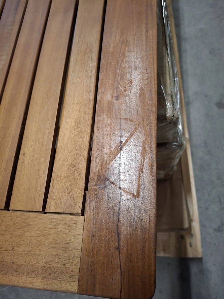 Doppler ATLAN - drewniany stół 150x90 cm - Towar z drobną wadą (N591)