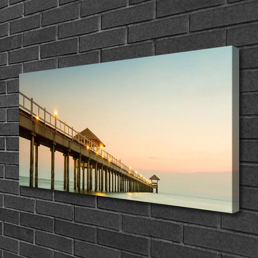 Obraz canvas Most Wiszący nad Zatoką