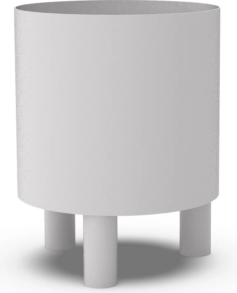 Niska doniczka metalowa Bom H30 cm