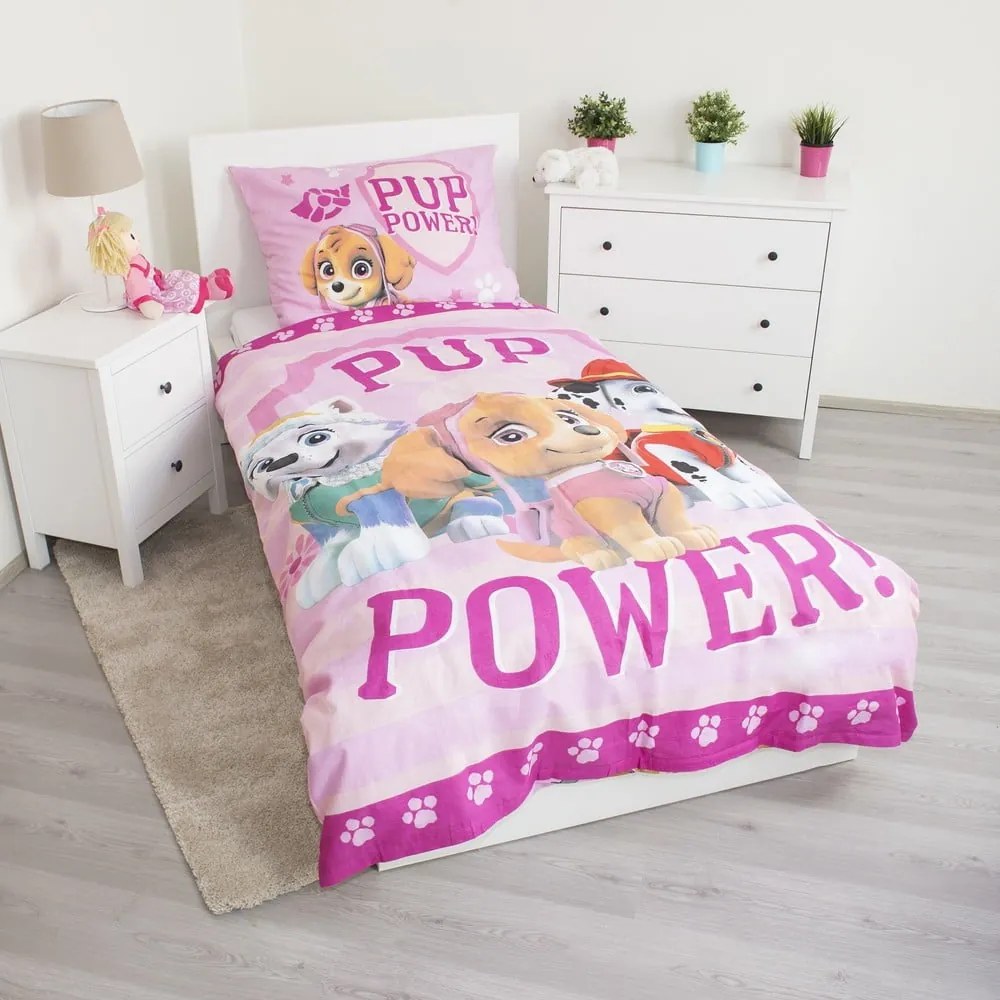Bawełniana dziecięca pościel jednoosobowa 140x200 cm Paw Patrol – Jerry Fabrics