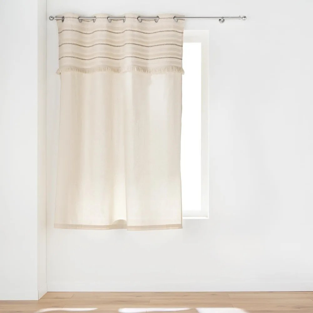 Zasłona w naturalnym kolorze 140x180 cm Atlas – douceur d'intérieur