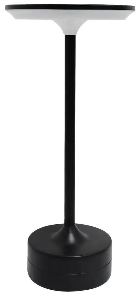 Lampka nocna czarna, ładowanie, bezprzewodowa TAVOLO Black