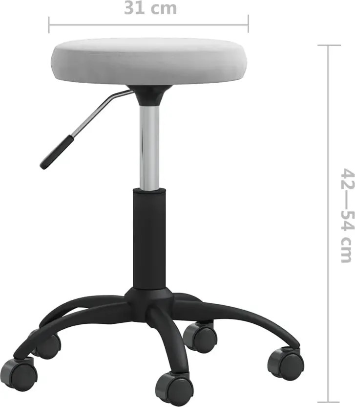 Popielaty obrotowy fotel biurowy D3-K81