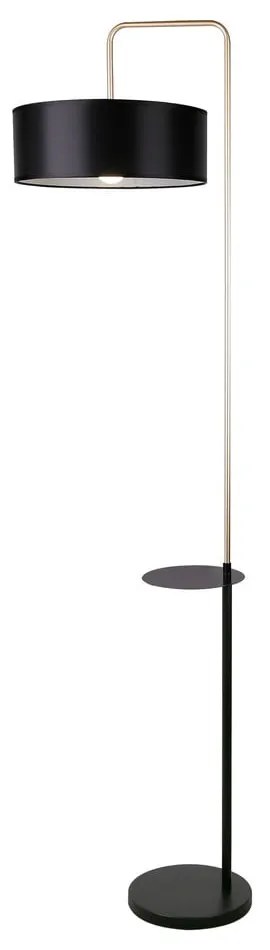 Czarna lampa stojąca (wysokość 172 cm) Impact – Candellux Lighting