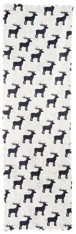 Zestaw 4 świątecznych poszewek na poduszki i bieżnika Minimalist Cushion Covers Reindeer and Stars
