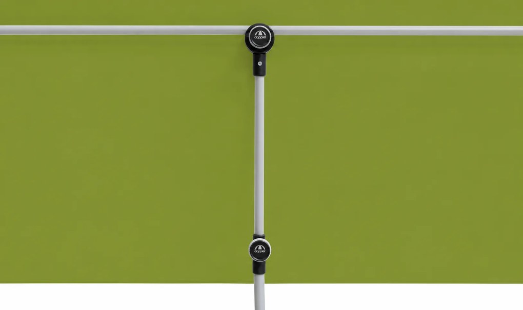 Doppler ACTIVE Osłona balkonowa parasol ogrodowy 180 x 130 cm zielona