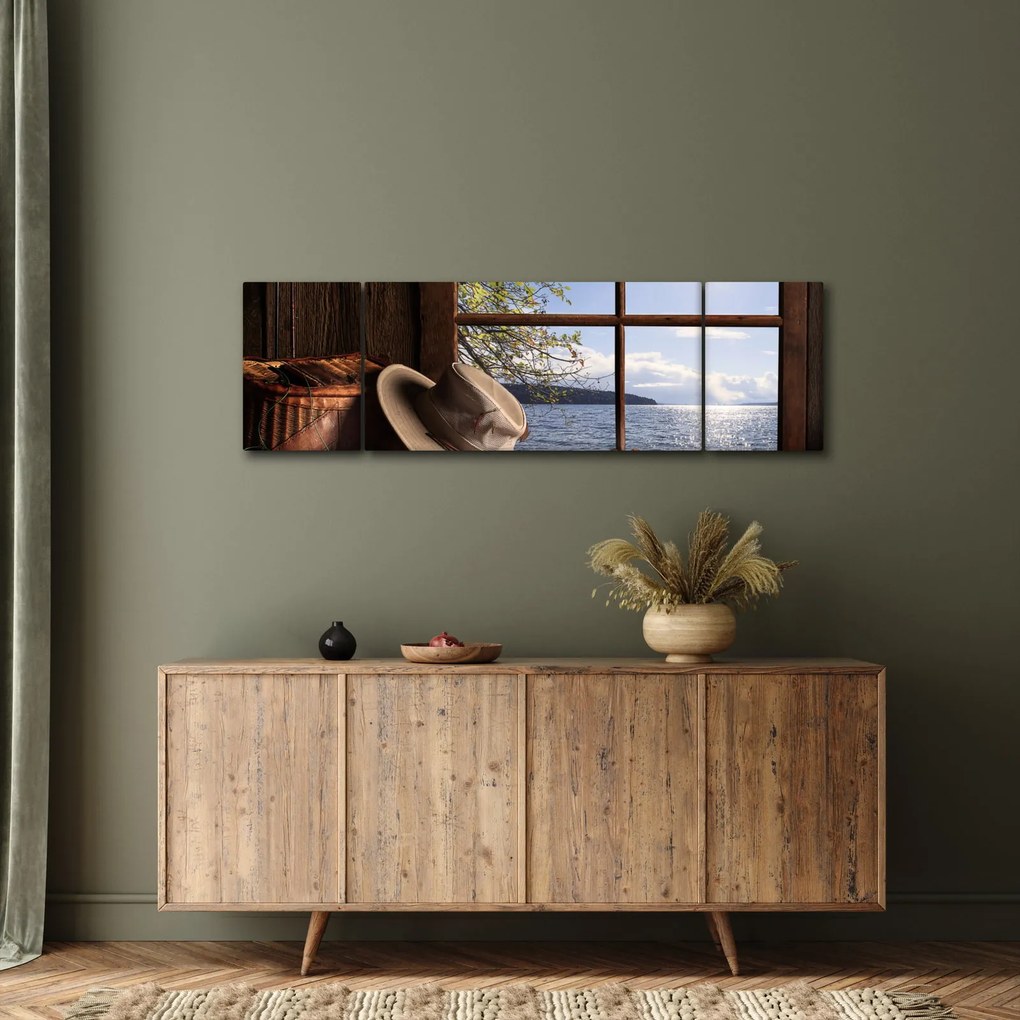 Obraz - Rybackie wyposażenie (170x50 cm)