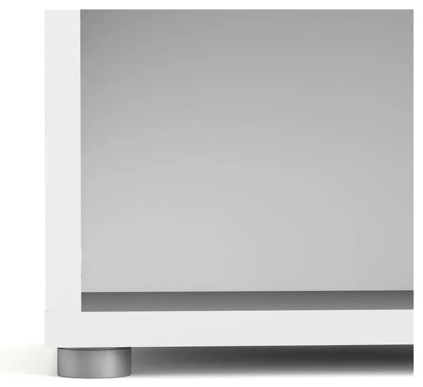 Biały regał modułowy 89x189 cm Prima – Tvilum