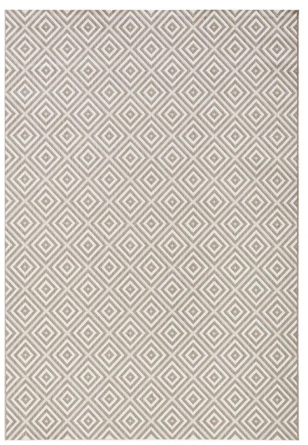 Szary chodnik odpowiedni na zewnątrz NORTHRUGS Karo, 80x150 cm