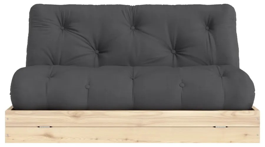 Ciemnoszara rozkładana sofa 145 cm Flip – Karup Design