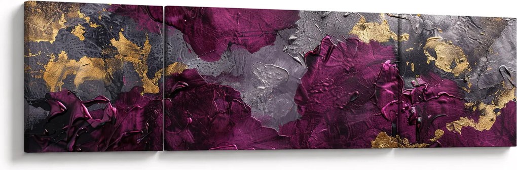 Obraz - Teksturowanie abstrakcji (170x50 cm)