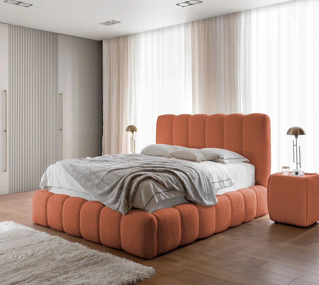 Rude łóżko tapicerowane chmurka 5 rozmiarów W2-E12