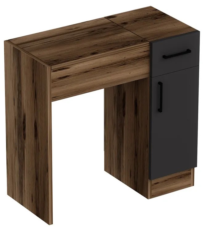 Stolik kosmetyczny Inci Light Walnut