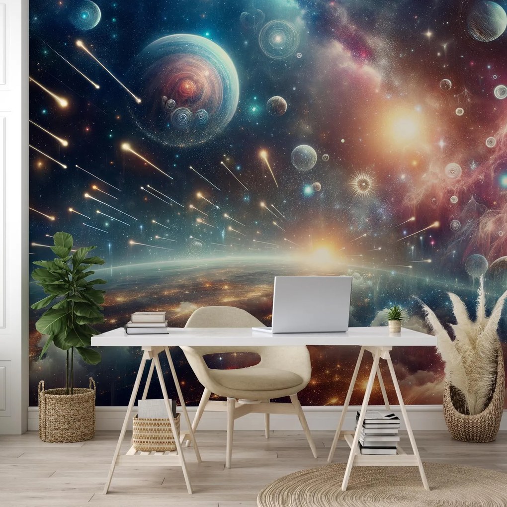 Fototapeta - Kosmiczny rój (196x136 cm)