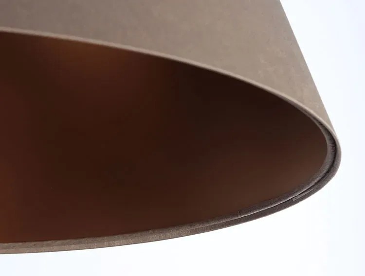 Brązowa lampa wisząca dzwon nad stół - S406 L6-H75