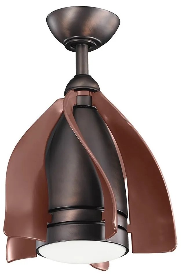 Kichler KLF-TERNA-15-BB-LED Regulowany wentylator sufitowy TERNA LED/10W/230V+DO