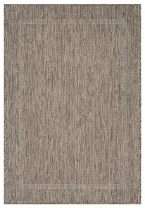 Dywan zewnętrzny Relax ramka brązowy 80 cm x 150 cm