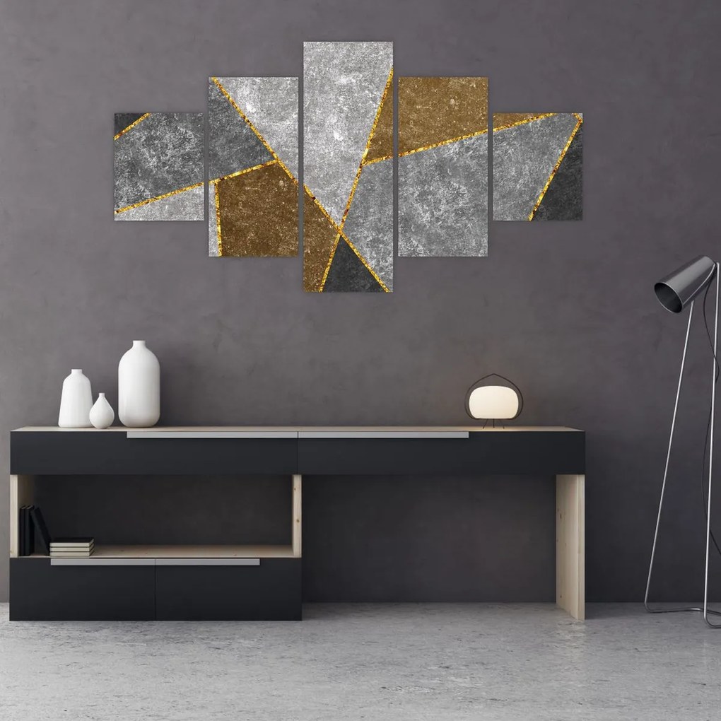 Obraz - Imitacja materiałów (125x70 cm)