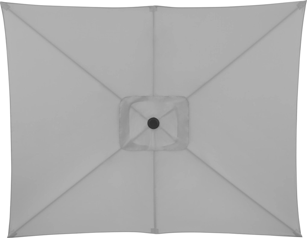 Doppler LIFE parasol ogrodowy 250 x 200 cm jasnoszary