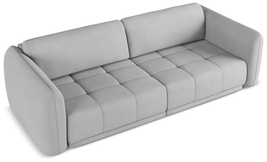 Jasnoszara sofa 210 cm Hoku – Makamii