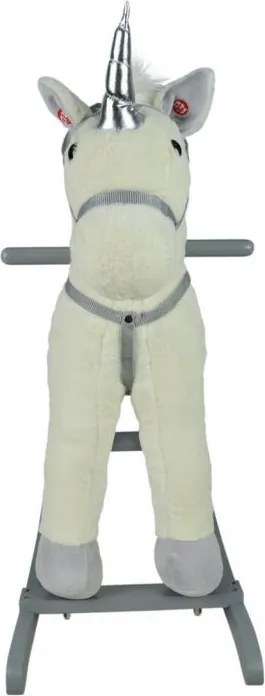 Infantastic Jednorożec na biegunach - srebrny 84 x 31 x 76 c