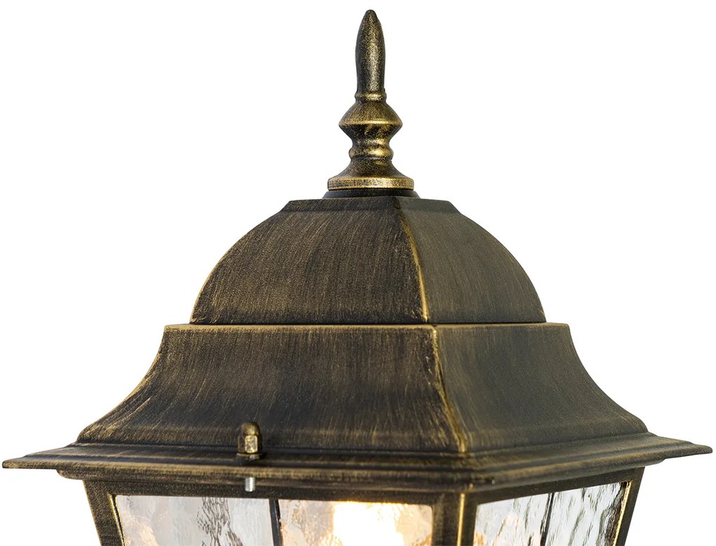 Zewnetrzna Winietkowa lampa ścienna zewnętrzna antyczne złoto - Antigua Up klasyczny/Antyczny Oswietlenie zewnetrzne
