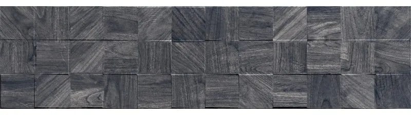 Mexen Riga Lyon Black gres szkliwiony rekt. G1, płytka drewnopodobna podłogowo-ścienna 120 x 30 cm, mat - TL713-120-030-50