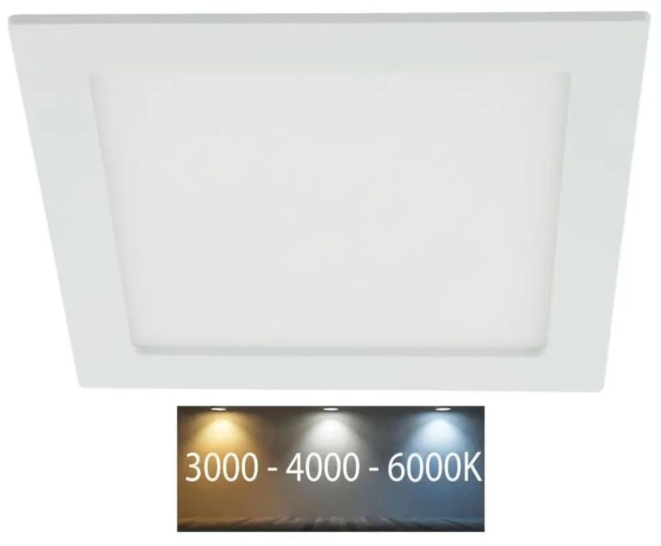 LED Łazienkowa oprawa wpuszczana LED/18W/230V 3000/4000/6000K IP44