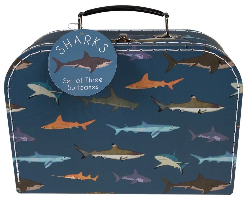 Walizki dziecięce zestaw 3 szt. Sharks – Rex London