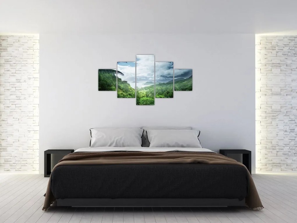 Obraz - Dżungla Seszeli (125x70 cm)