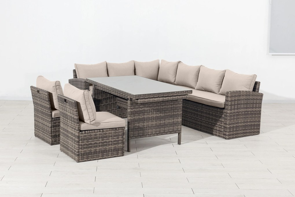 Doppler AVILA, +1 ogrodowy zestaw wypoczynkowy 2+1