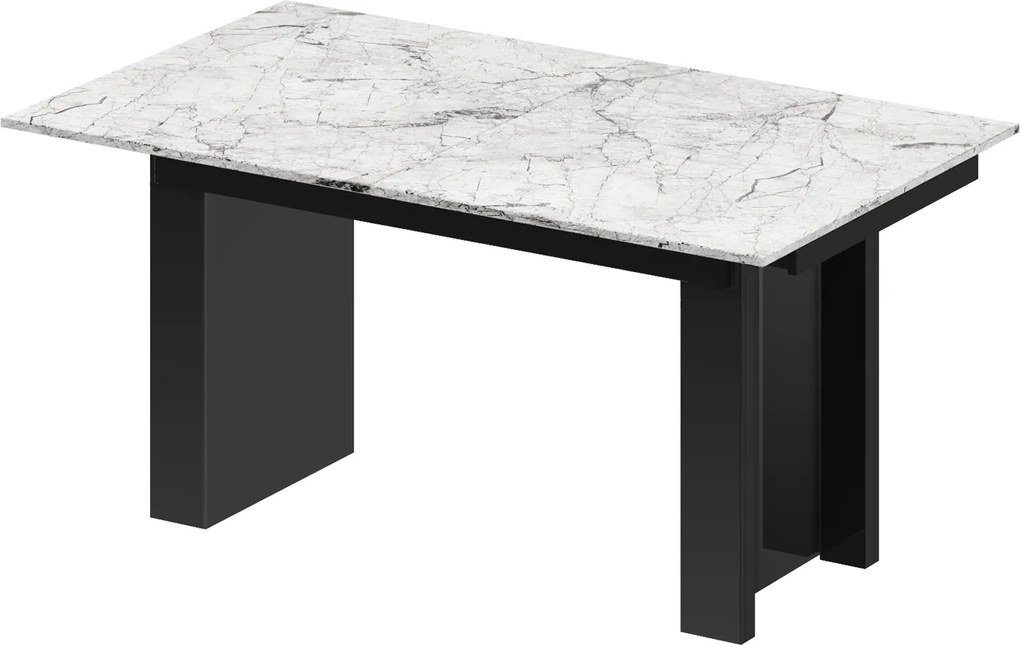 Stół rozkładany do 410 cm Magro marmur połysk Hubertus