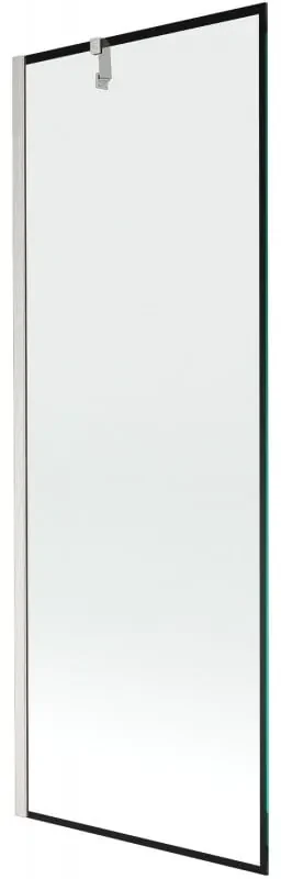 Mexen Next parawan nawannowy 1-skrzydłowy 70 x 150 cm, czarny wzór, nikiel szczotkowany - 895-070-000-00-70-97
