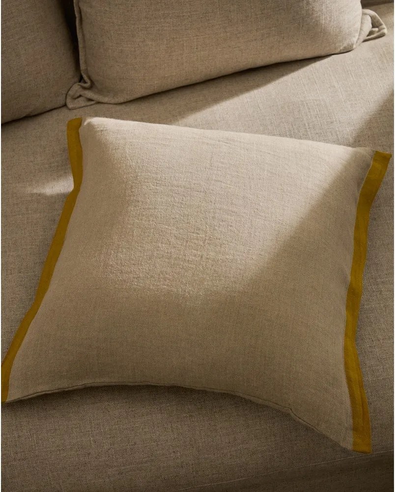 Lniana poszewka na poduszkę 45x45 cm Suerta – Kave Home