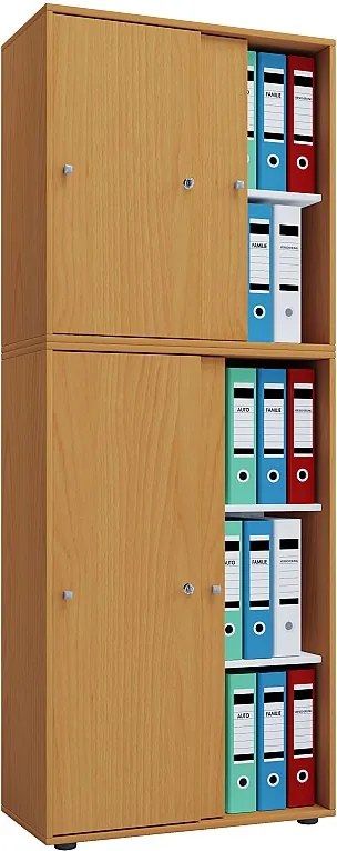 Drzwi przesuwne szafki biurowej Lona 5-krotnie