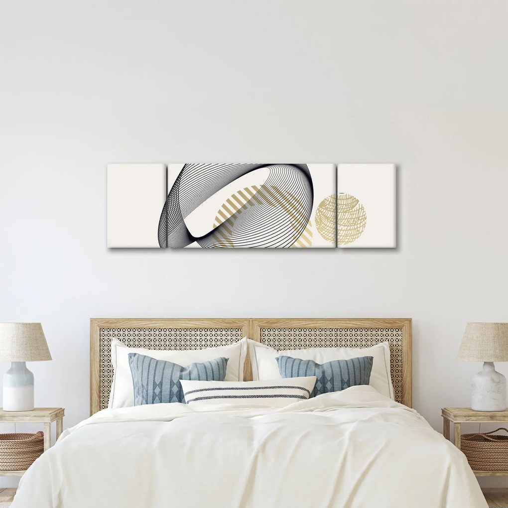 Obraz - Kształty geometryczne N⁰3 (170x50 cm)