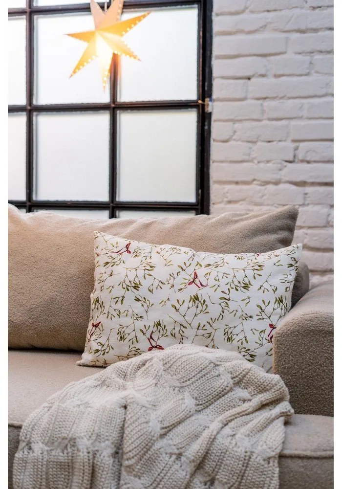 Poszewka na poduszkę ze świątecznym motywem 40x60 cm – Linen Tales