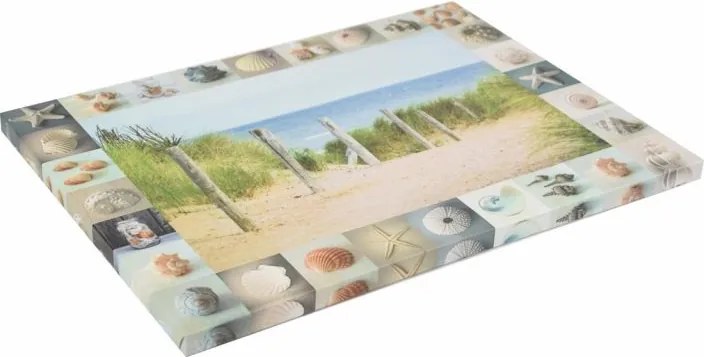 Obraz na ścianę "Droga na plażę", LED z timerem, 30 x 40 cm.