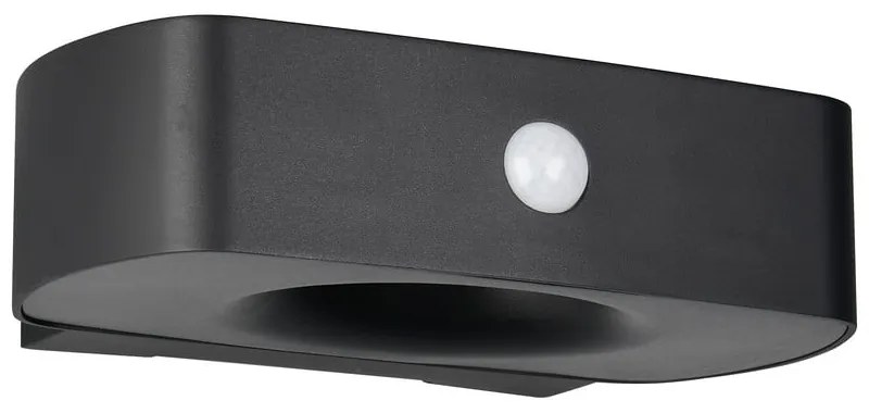 Zewnętrzna solarna lampa ścienna LED (wysokość 6 cm) Bilbao – Trio