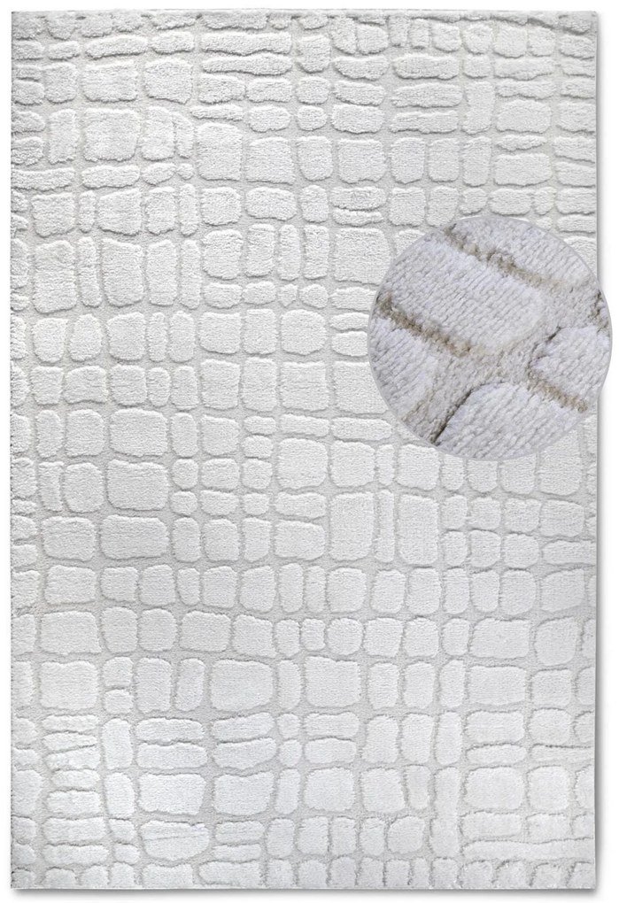 Dywan nowoczesny Gallery 3D kremowy 160 cm x 235 cm