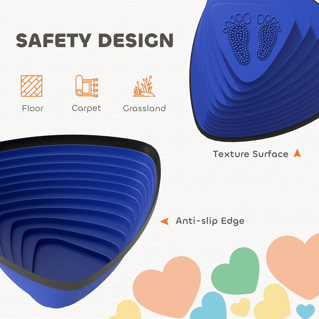 AIYAPLAY Zestaw 11 Trittsteiny, antypoślizgowy design, do wnętrz i na zewnątrz, łatwe do układania, wielokolorowe