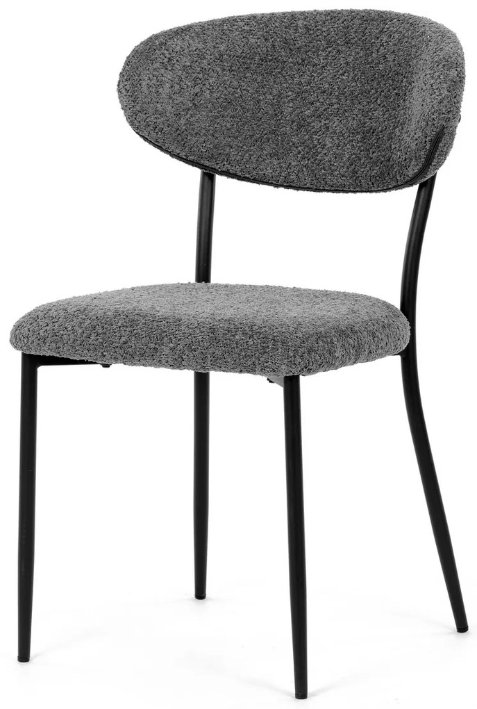 Zestaw krzeseł do jadalni CT-W1021 GREY2, 4 szt.