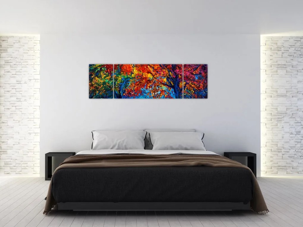 Obraz malowania natury (170x50 cm)