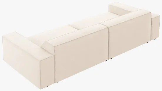 OUTLET Sofa 4-osobowa welurowa Jasny Beż 244/102/70 Jodie od Micadoni