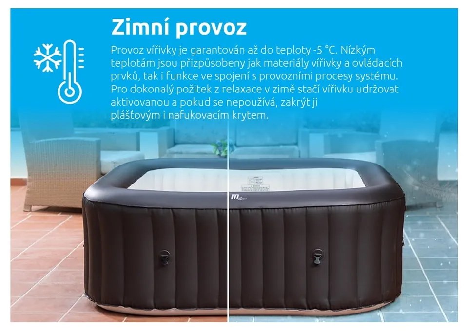 Jacuzzi dmuchane dla 6 osób głębokość 68 cm Tekapo C-TE062 – MSPA