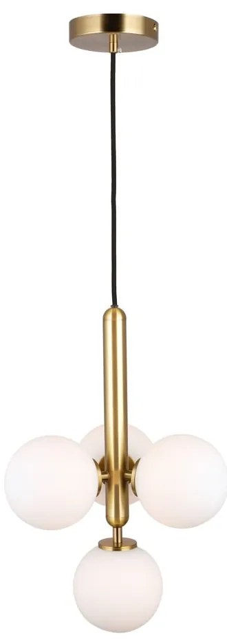 Lampa wisząca w kolorze złota SULION Musa, wys. 120 cm