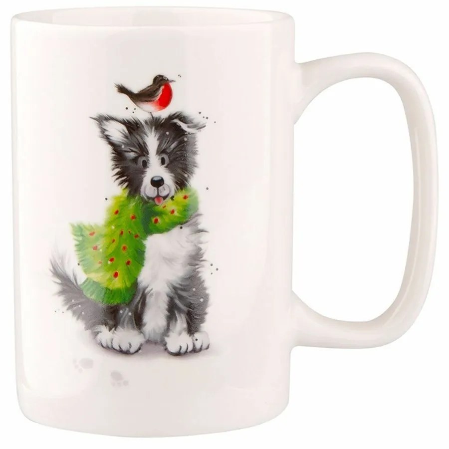 Altom Kubek porcelanowy Xmas Dog B, 300 ml