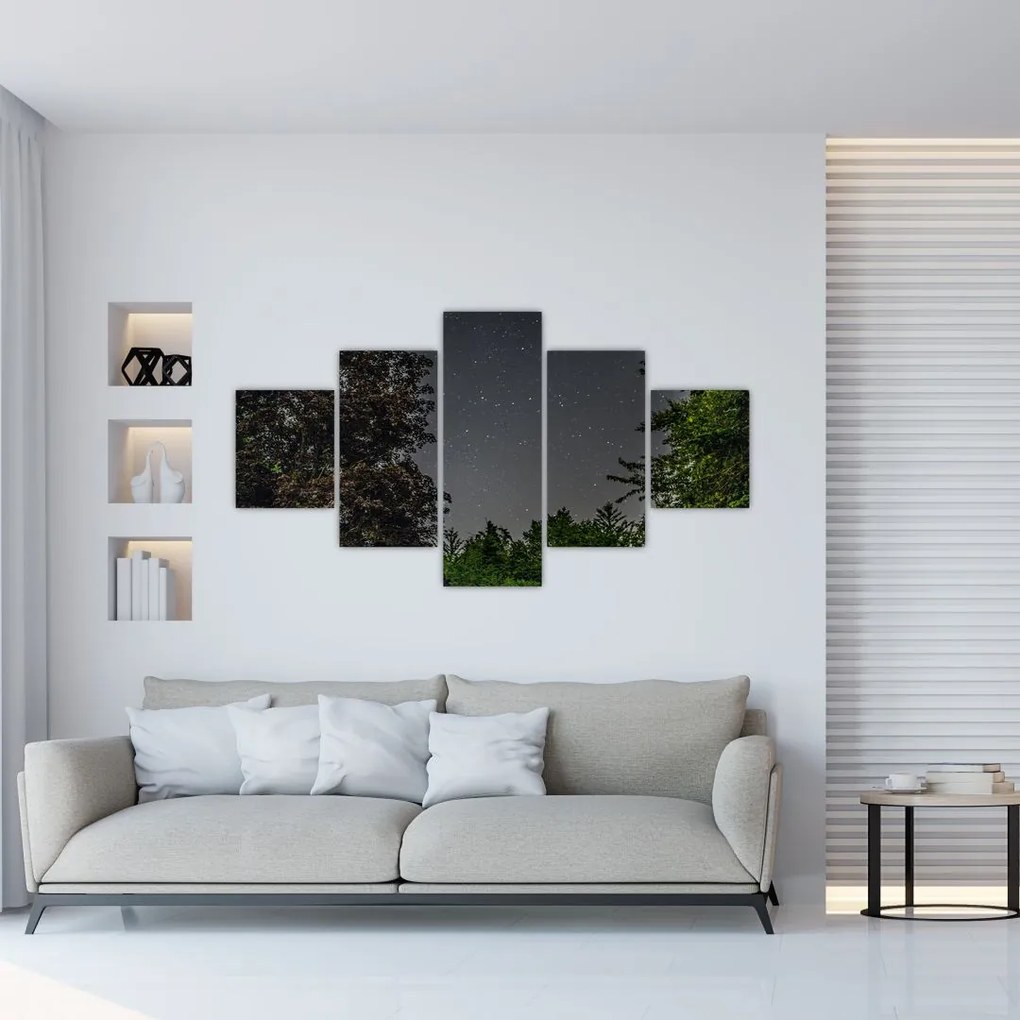 Obraz nocnego nieba (125x70 cm)