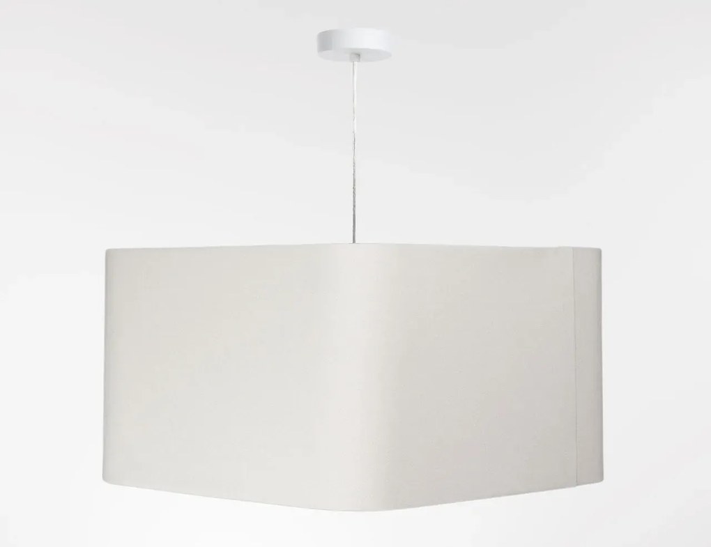 Lampa wisząca KWADRO SUE 40w20 biała/złota BPS KONCEPT